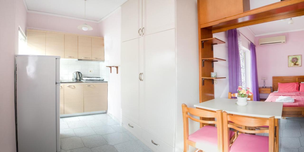 Sunny Apartments - Ex Zoi Studios ダラトソ エクステリア 写真